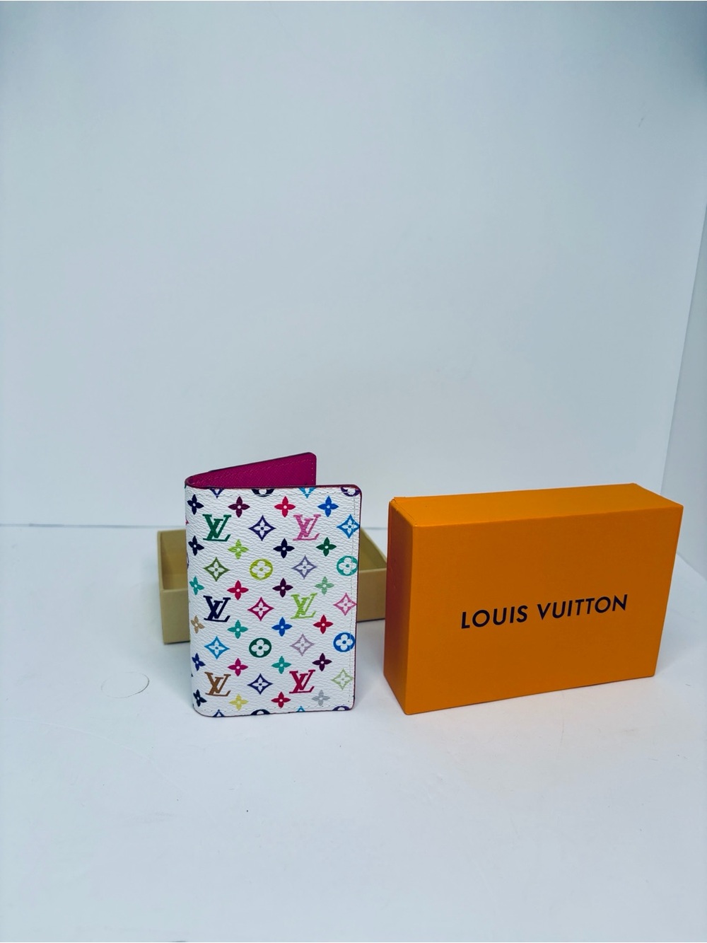 Louis Vuitton Multicolor Monogram Card Holder with Pink Lining - Picture 2 of 7
